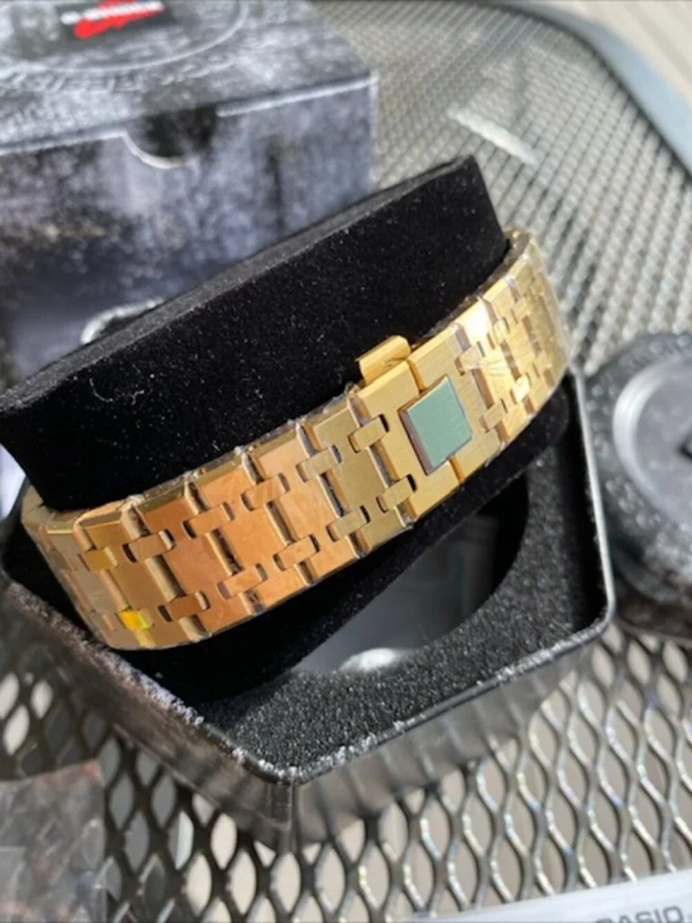 New Casio G-Shock Gold Color GA2100 All Yellow Gold custom MOD